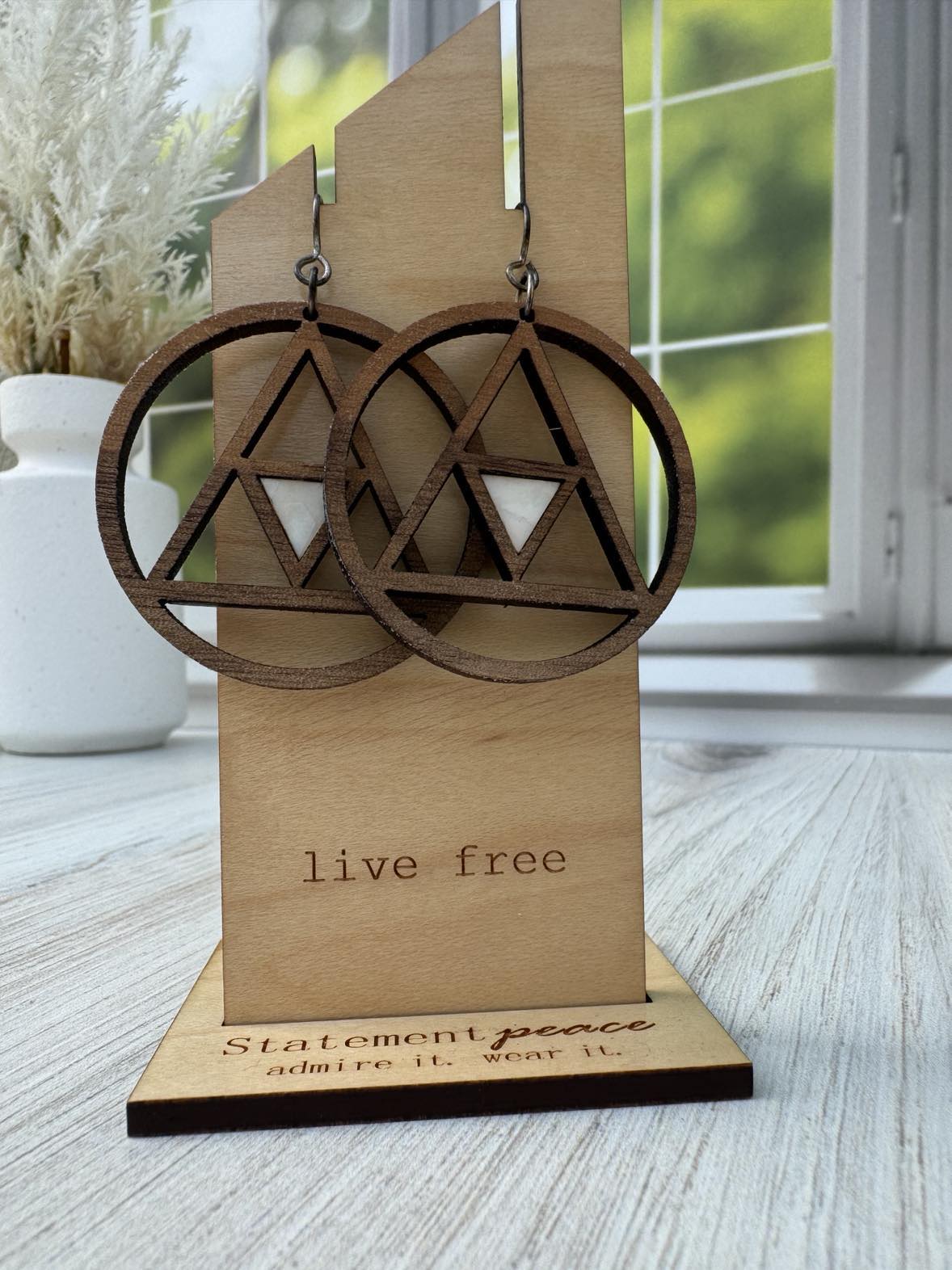 Geometric hoop Earrings