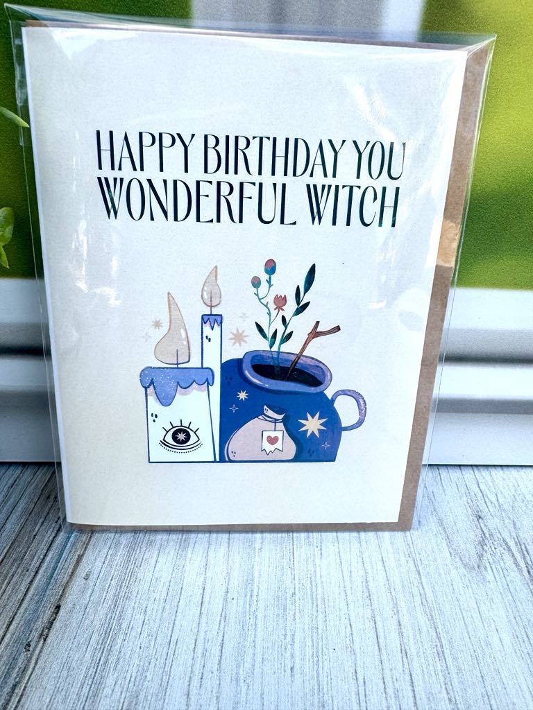 Witchy Birthday card