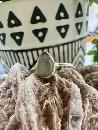 Grey Moonstone Ring Size 9