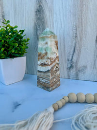 Pistachio Calcite Tower 1