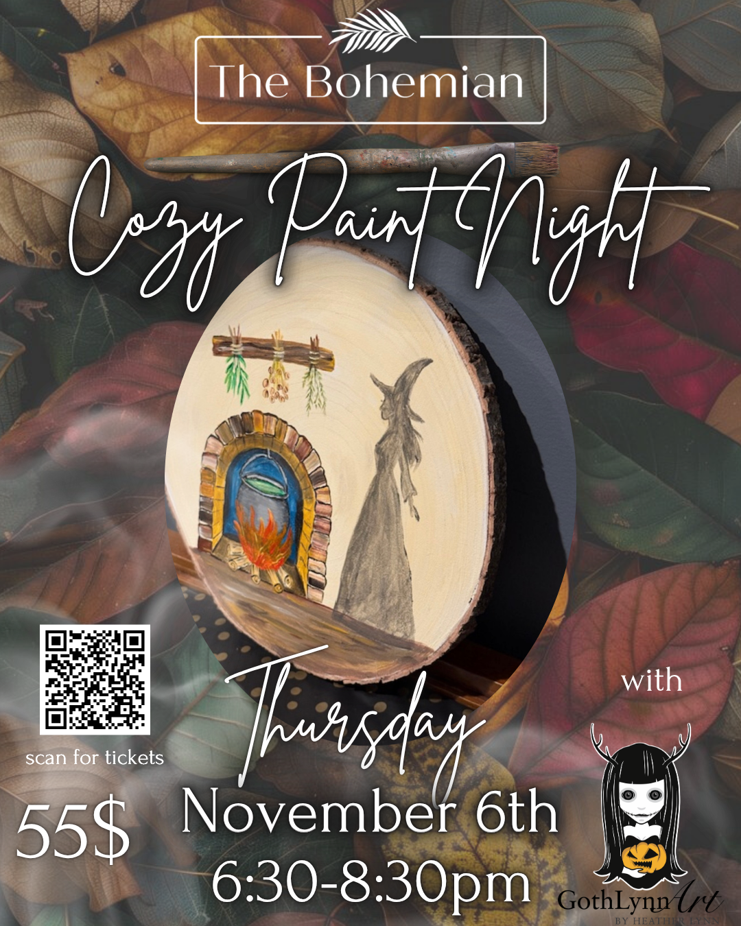 Cozy Witchy Paint Night