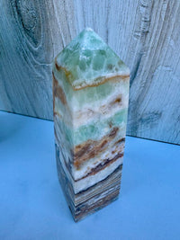 Pistachio Calcite Tower 1