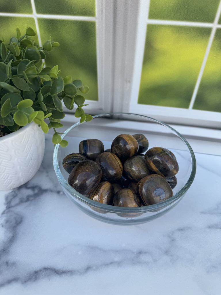Tigers Eye Tumbles Large