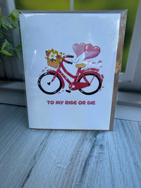 Ride or Die Greeting Card
