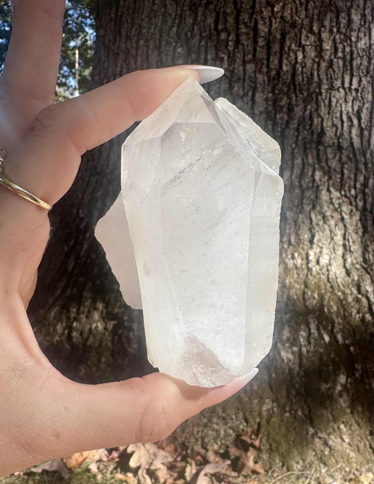 Clear Quartz Raw Tower