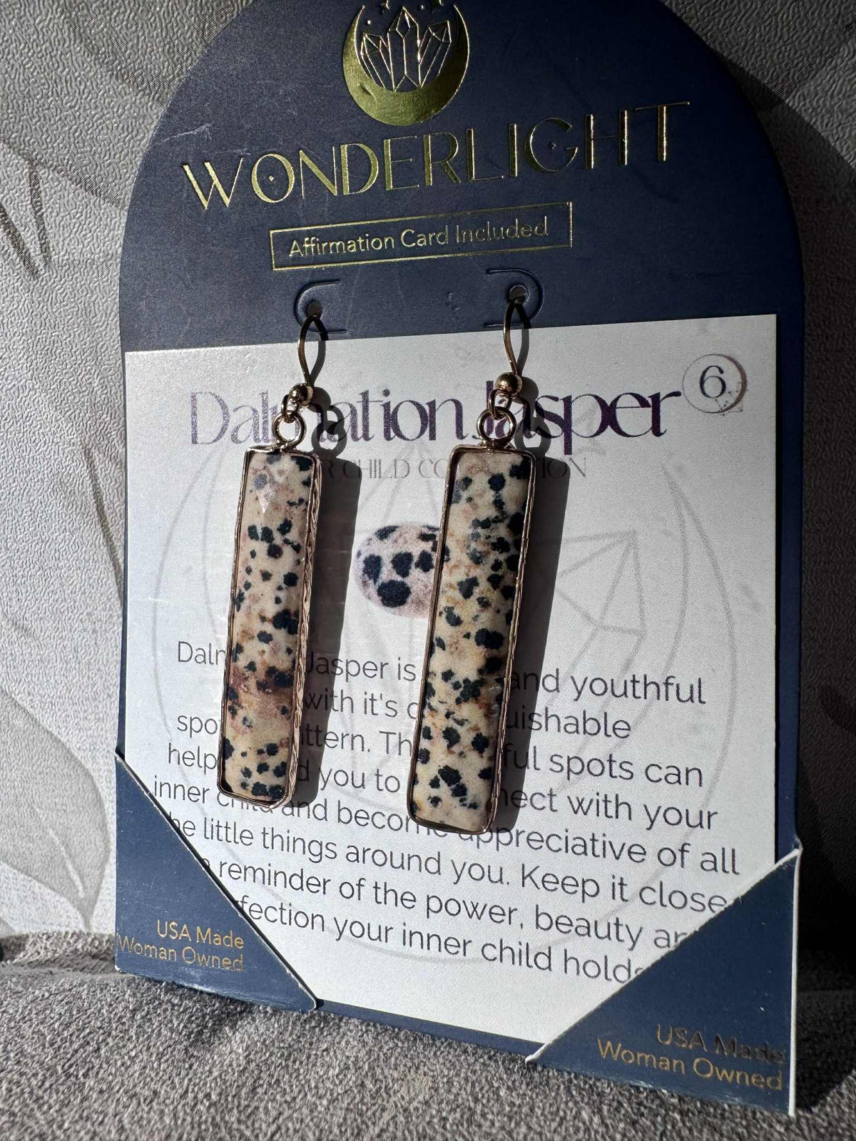 Dalmation Jasper Earrings
