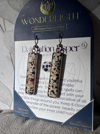 Dalmation Jasper Earrings
