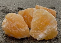 Orange Calcite Tumbles Raw