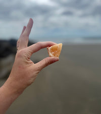 Orange Calcite Tumbles Raw