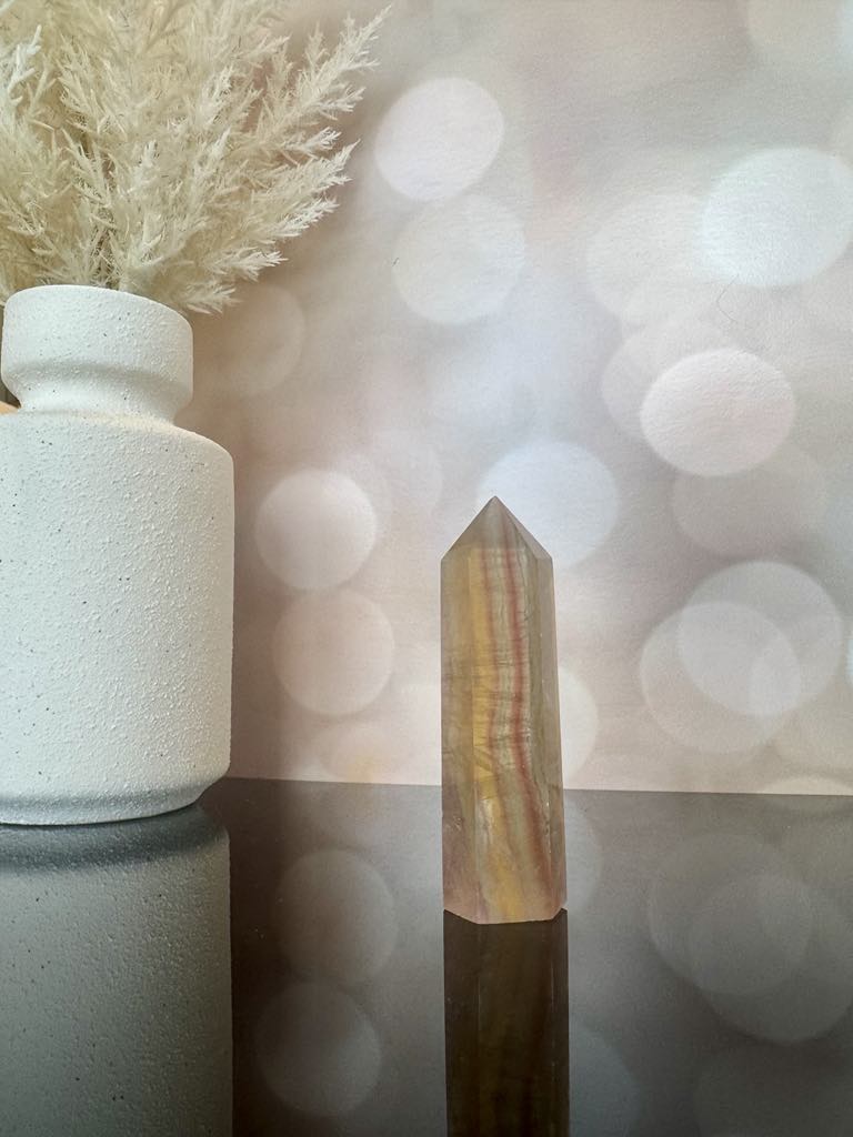 Rainbow Fluorite Tower 6