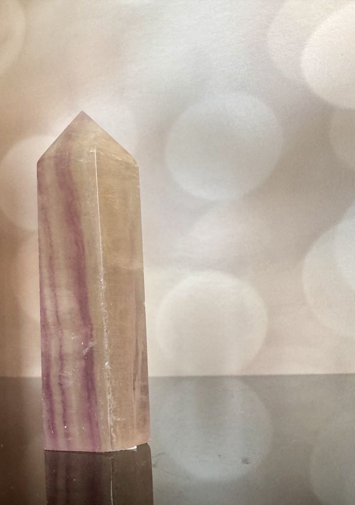 Rainbow Fluorite tower 3