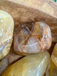 Golden Healer Tumble Stone