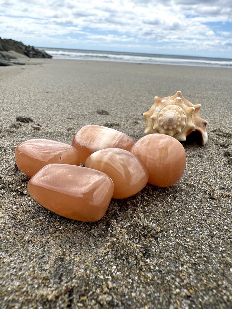 Honey Calcite Tumbles