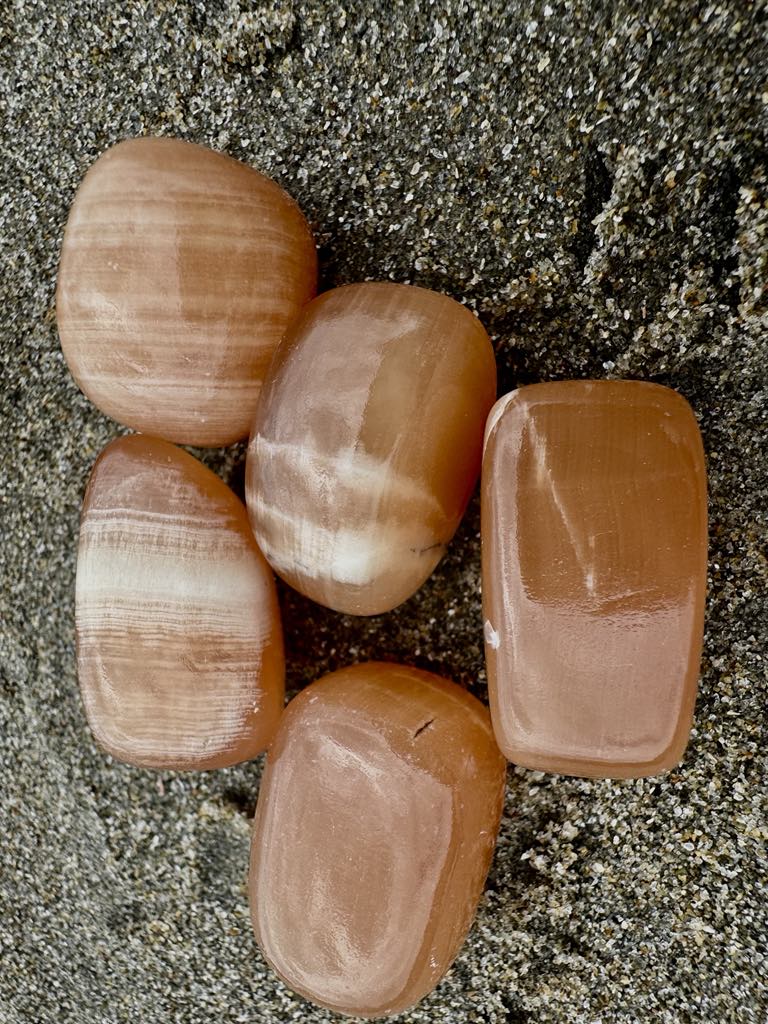 Honey Calcite Tumbles