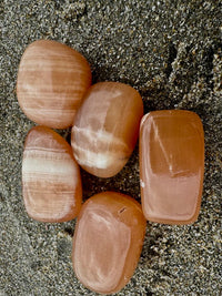 Honey Calcite Tumbles