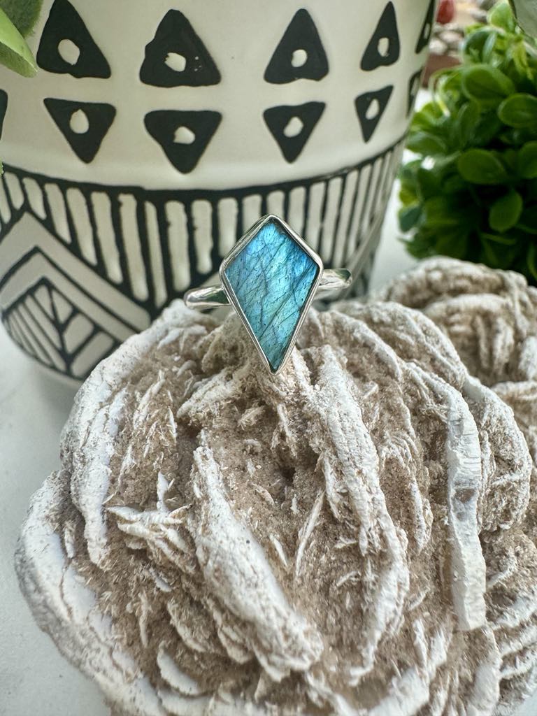 Labradorite Ring Size 6