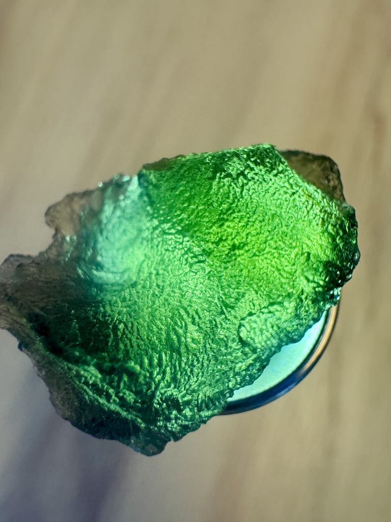 Moldavite crystal 4