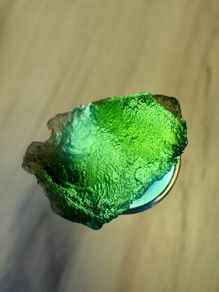 Moldavite crystal 4