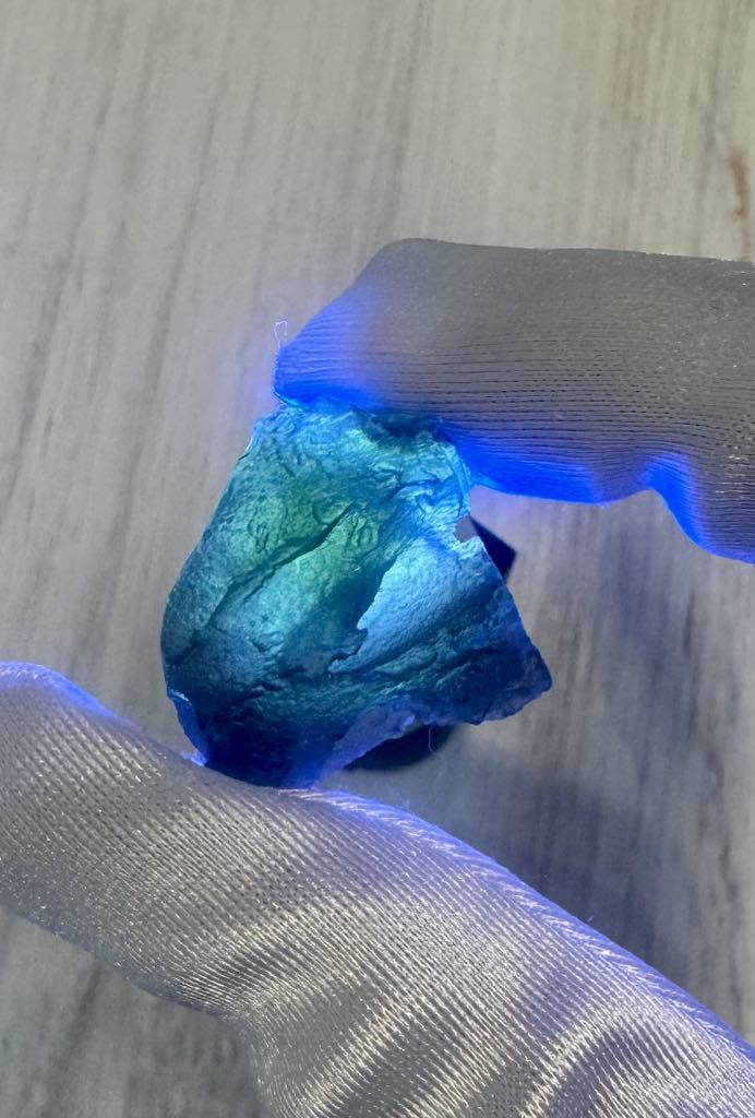 Moldavite crystal 6