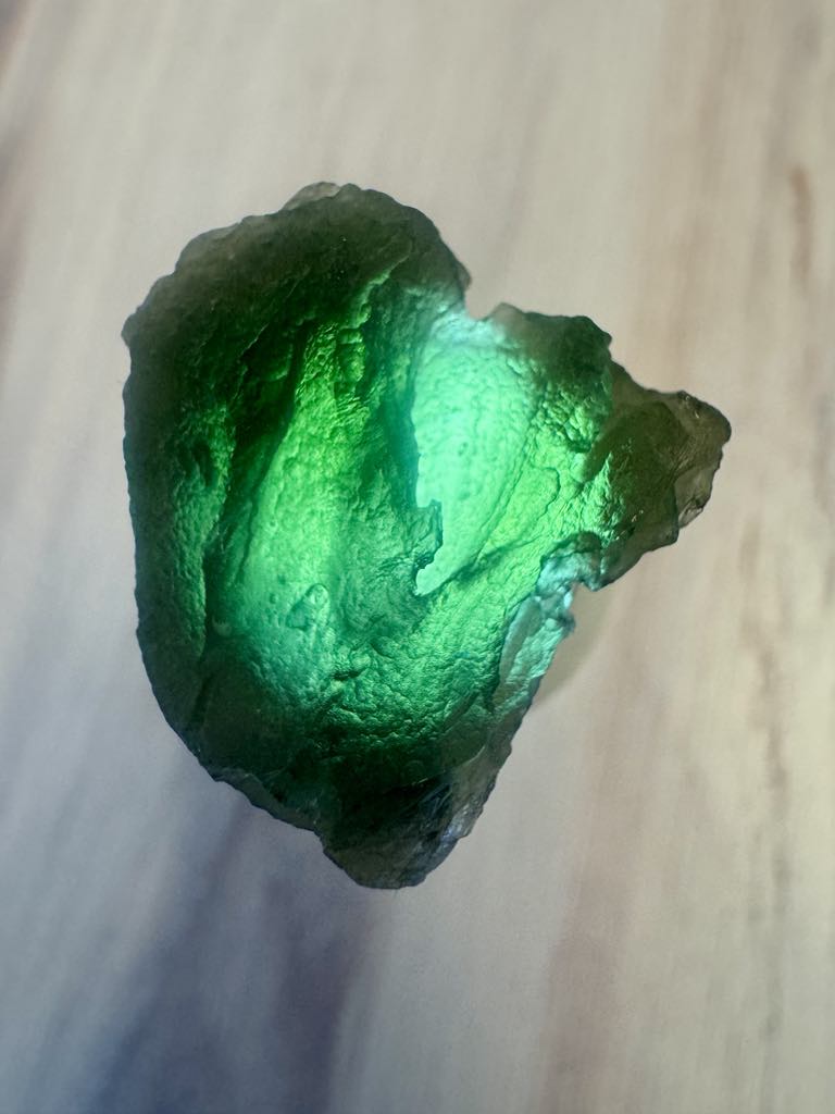 Moldavite crystal 6