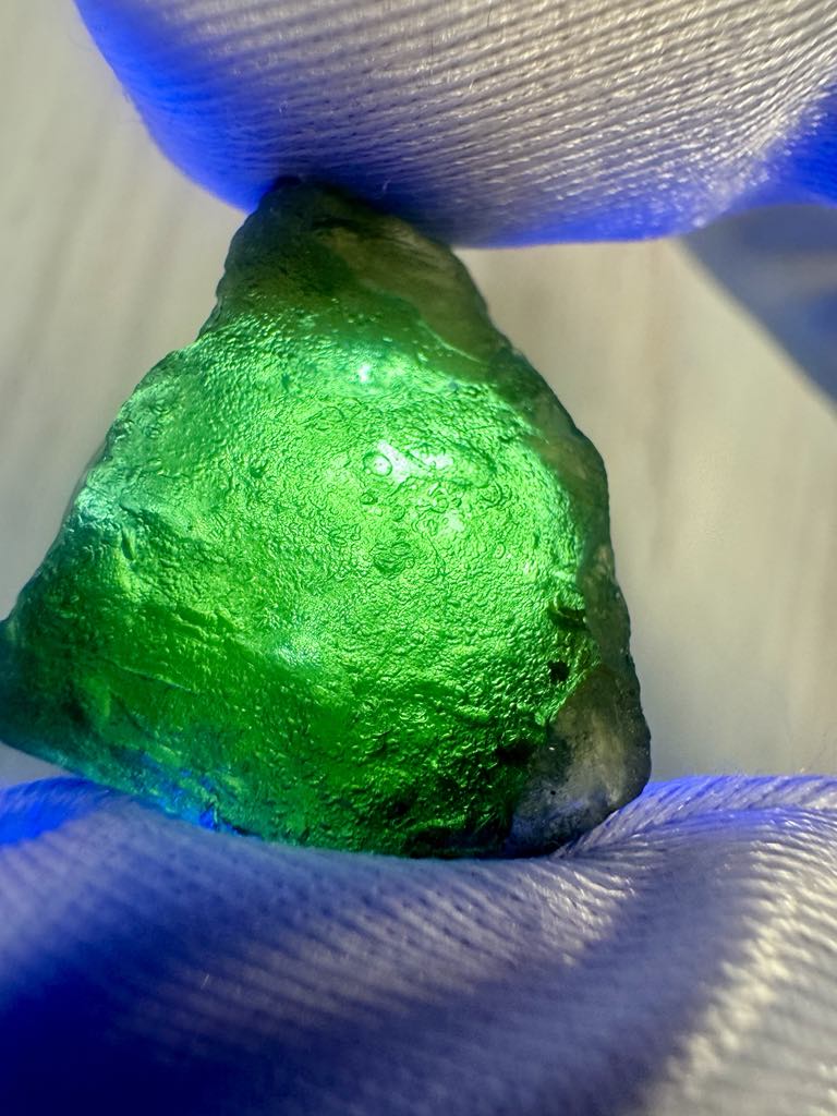 Moldavite crystal 7