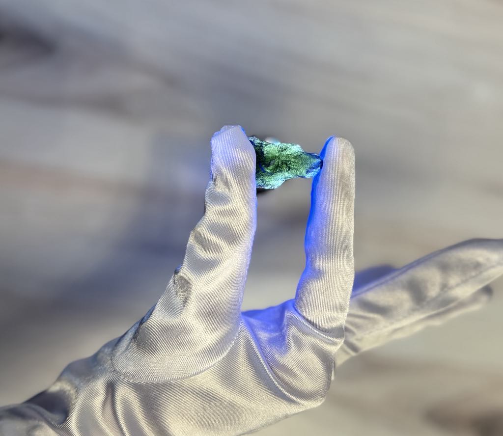 Moldavite crystal 8