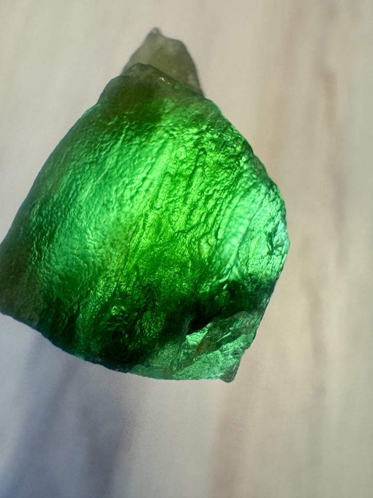 Moldavite crystal 3