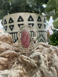 Rhodocrosite Ring Size 6