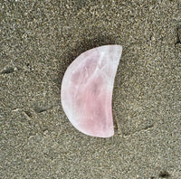 Rose Quartz Crescent Moon Bowl