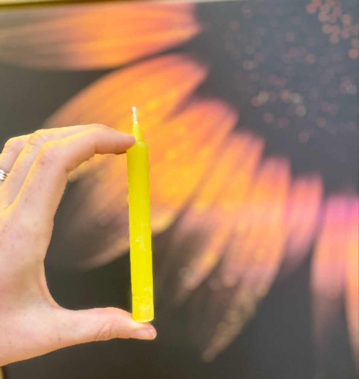 Yellow Ritual Candle