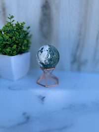 Moss Agate Sphere 2