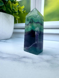 Rainbow Fluorite Tower 2