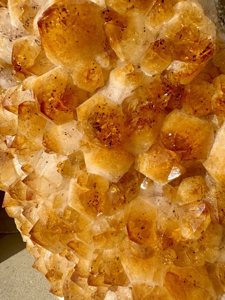 Citrine Cluster on Stand