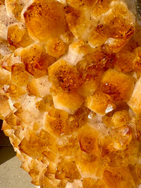 Citrine Cluster on Stand