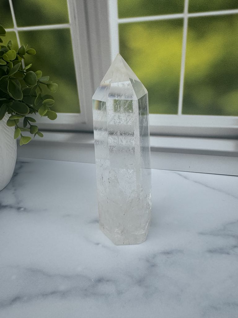 Clear Quartz Tower