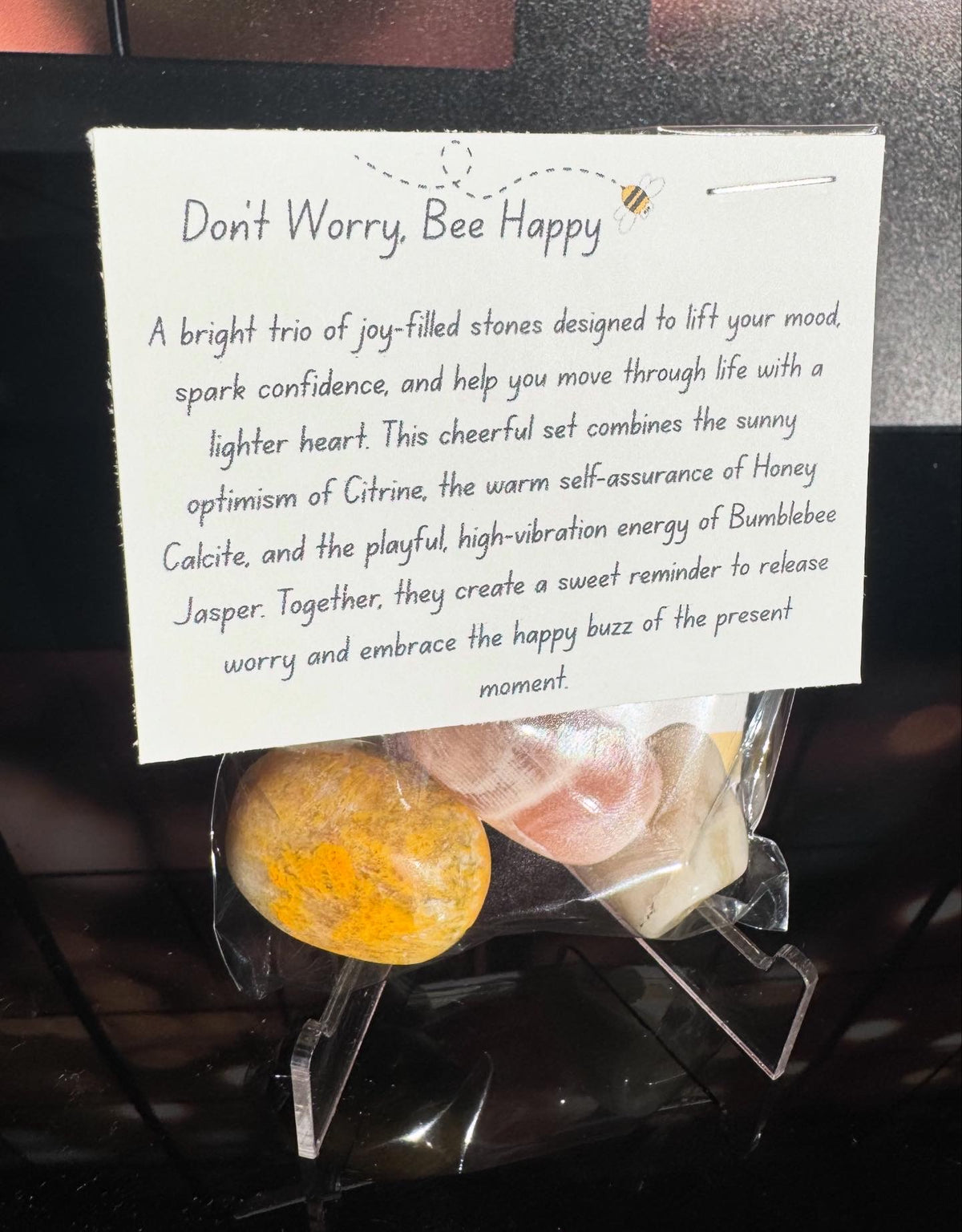 Don’t Worry Bee Happy Crystal Kit