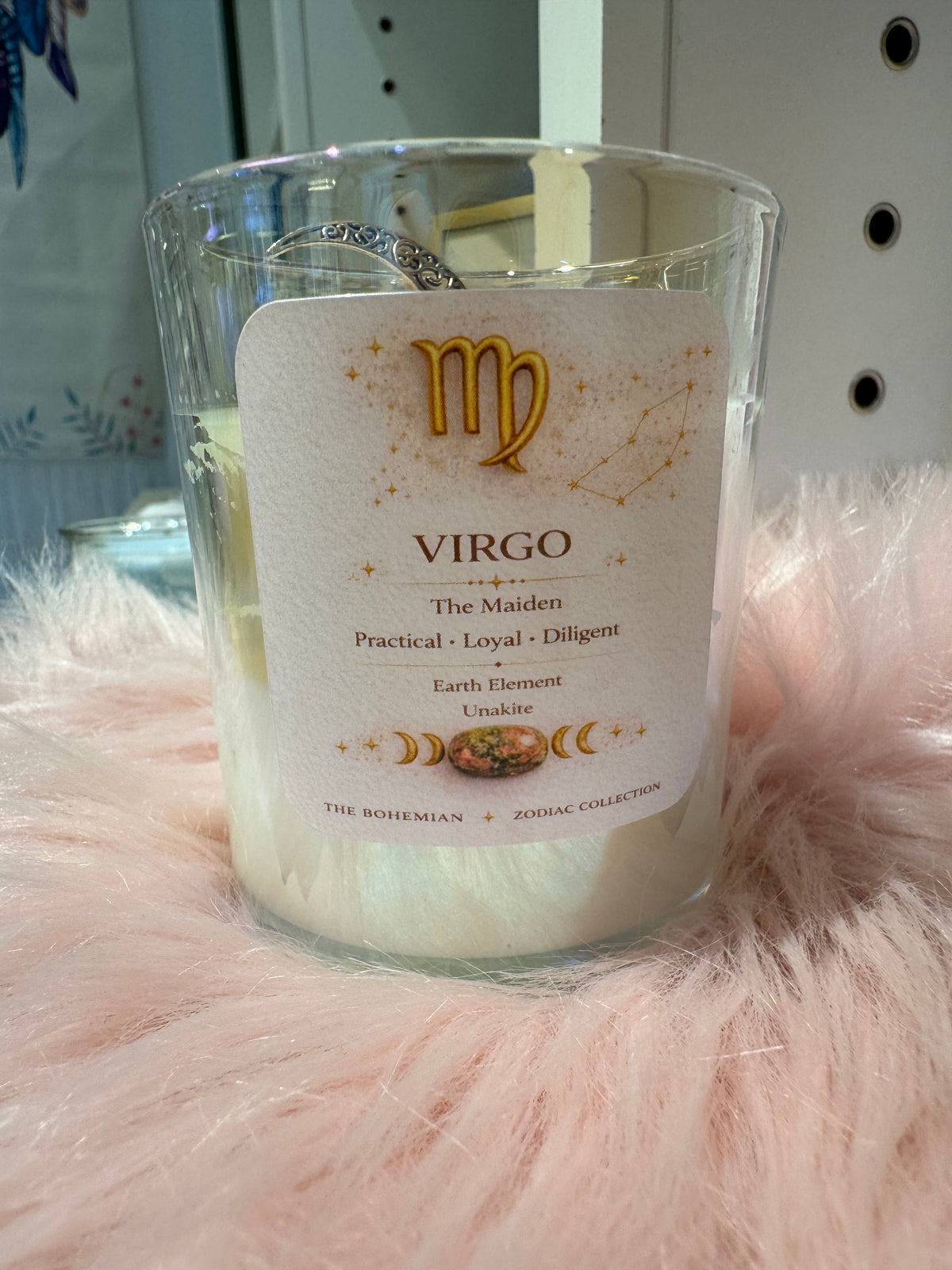 Virgo Zodiac Candle