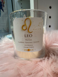 Leo Zodiac Candle