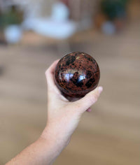 Mahogany Obsidian Sphere