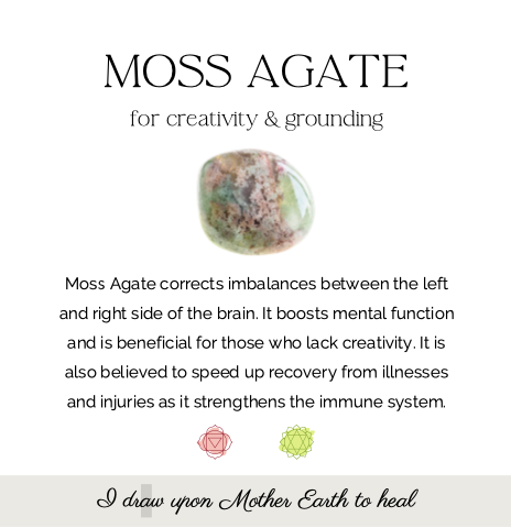 Moss Agate Tumbles