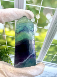 Rainbow Fluorite Tower 2