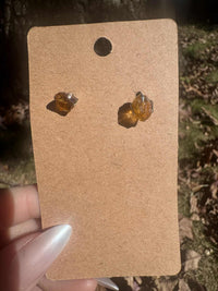 Citrine Stud Earrings