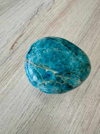 Blue Apatite Palm Stone 1