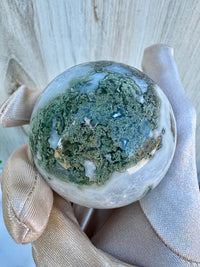 Moss Agate Sphere 3