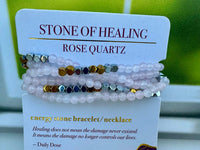 Rose Quartz Energy Stone Bracelet