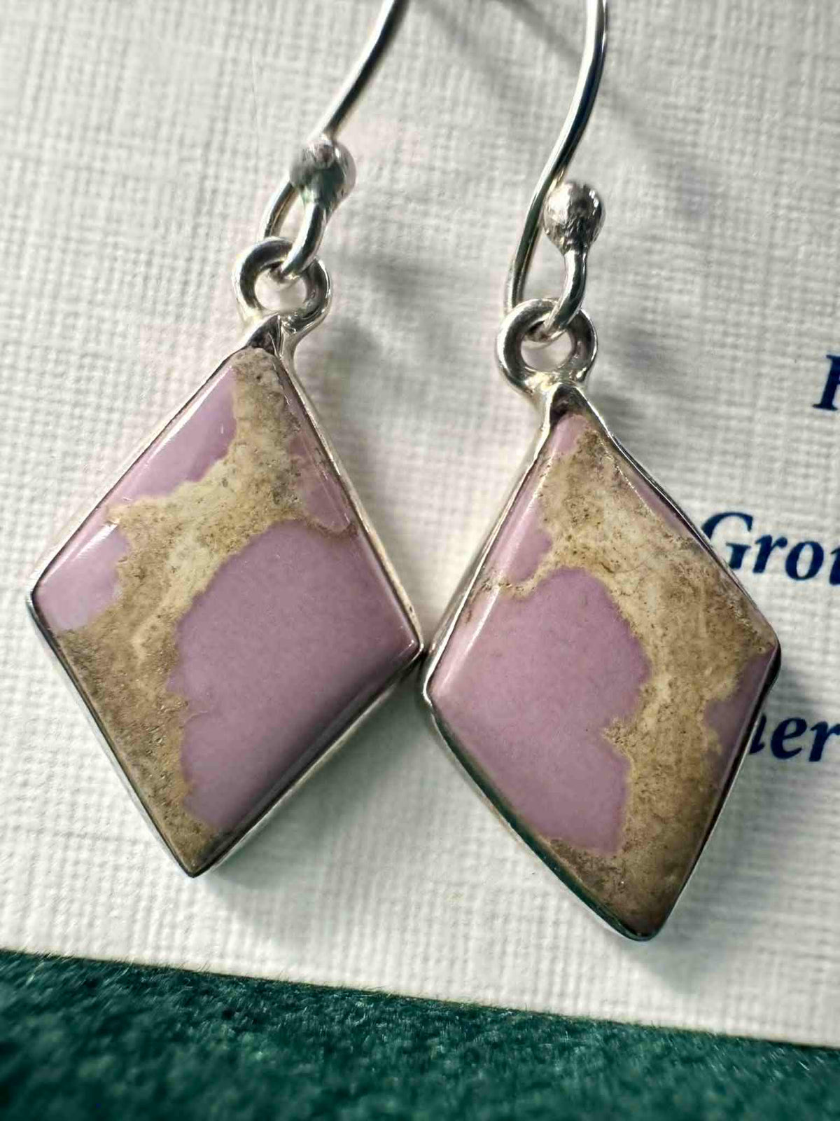 Phosphosiderite Earrings