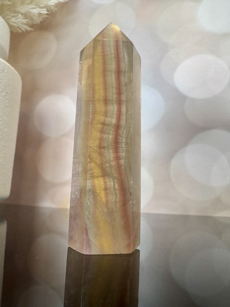 Rainbow Fluorite Tower 1