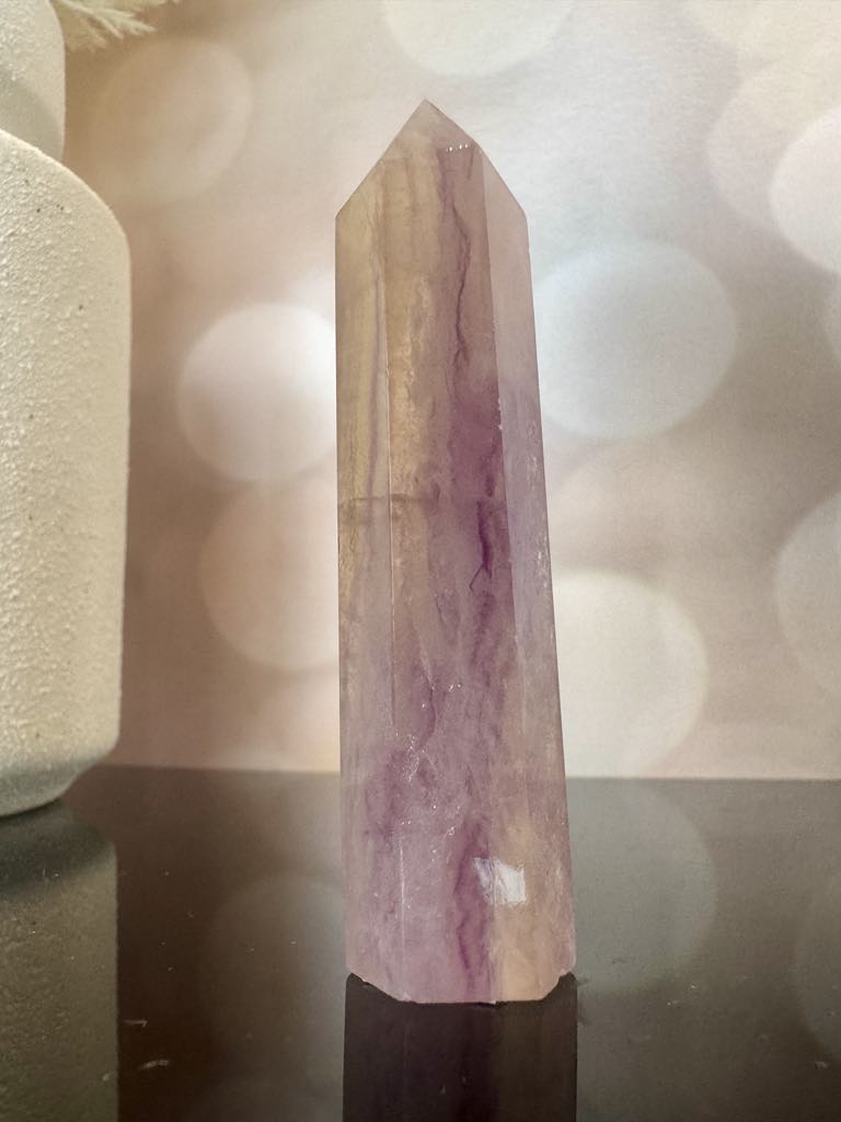 Rainbow Fluorite tower 4