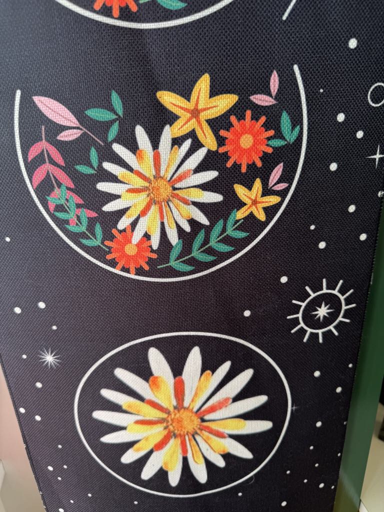 Floral Moon Tapestry