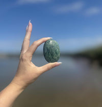 Fuchsite Palm Stone